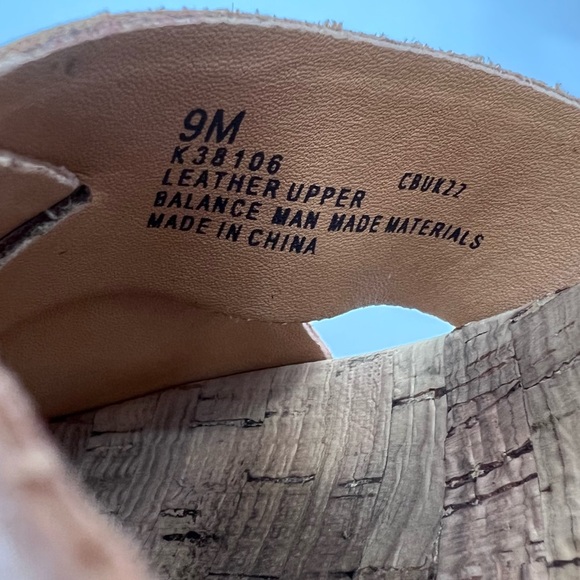 Kork-Ease Myrna Sandal Platform Cork Wedge Ankle Strap in Golden Sand NWOB, 9 - Picture 10 of 13